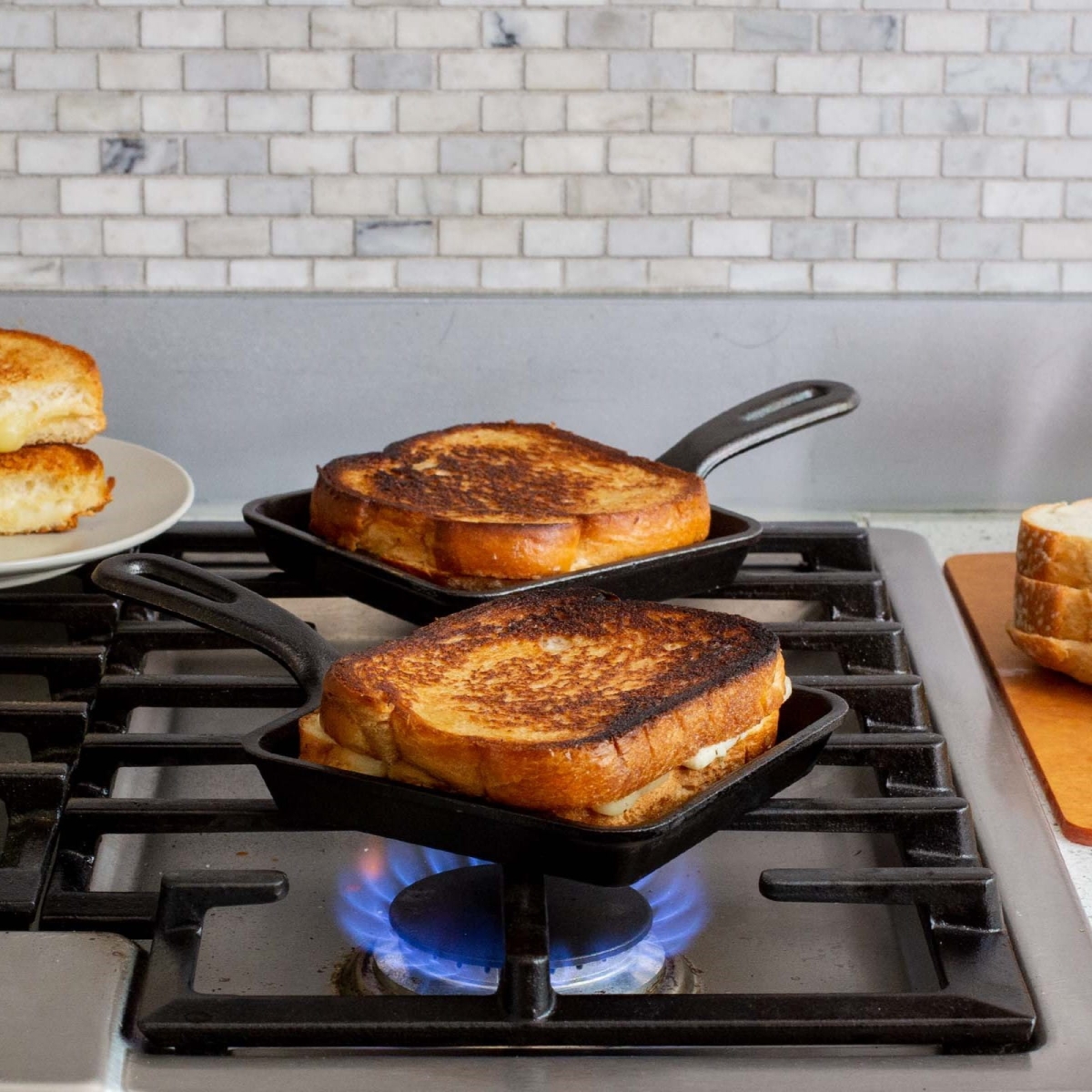 Patelnia żeliwna kwadratowa 13 cm / Lodge L5WS3