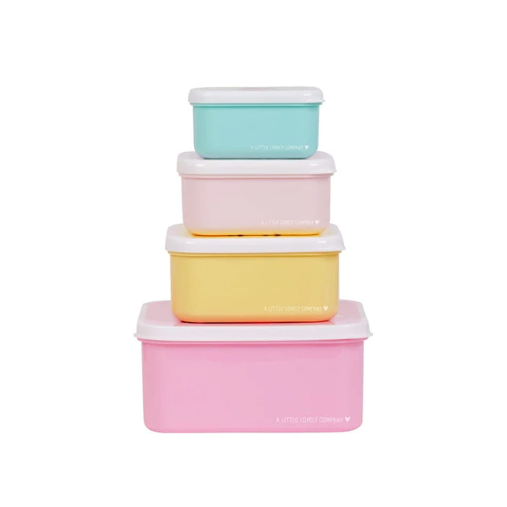 Pojemniki na drugie śniadanie dla dziewczynki -  A Little Lovely Company Forest Friends