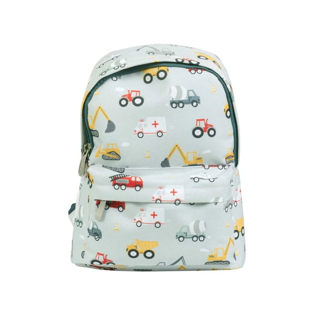 Plecak dla dzieci - pojazdy - A Little Lovely Company BPVEBU69 w sklepie bakeshop.pl