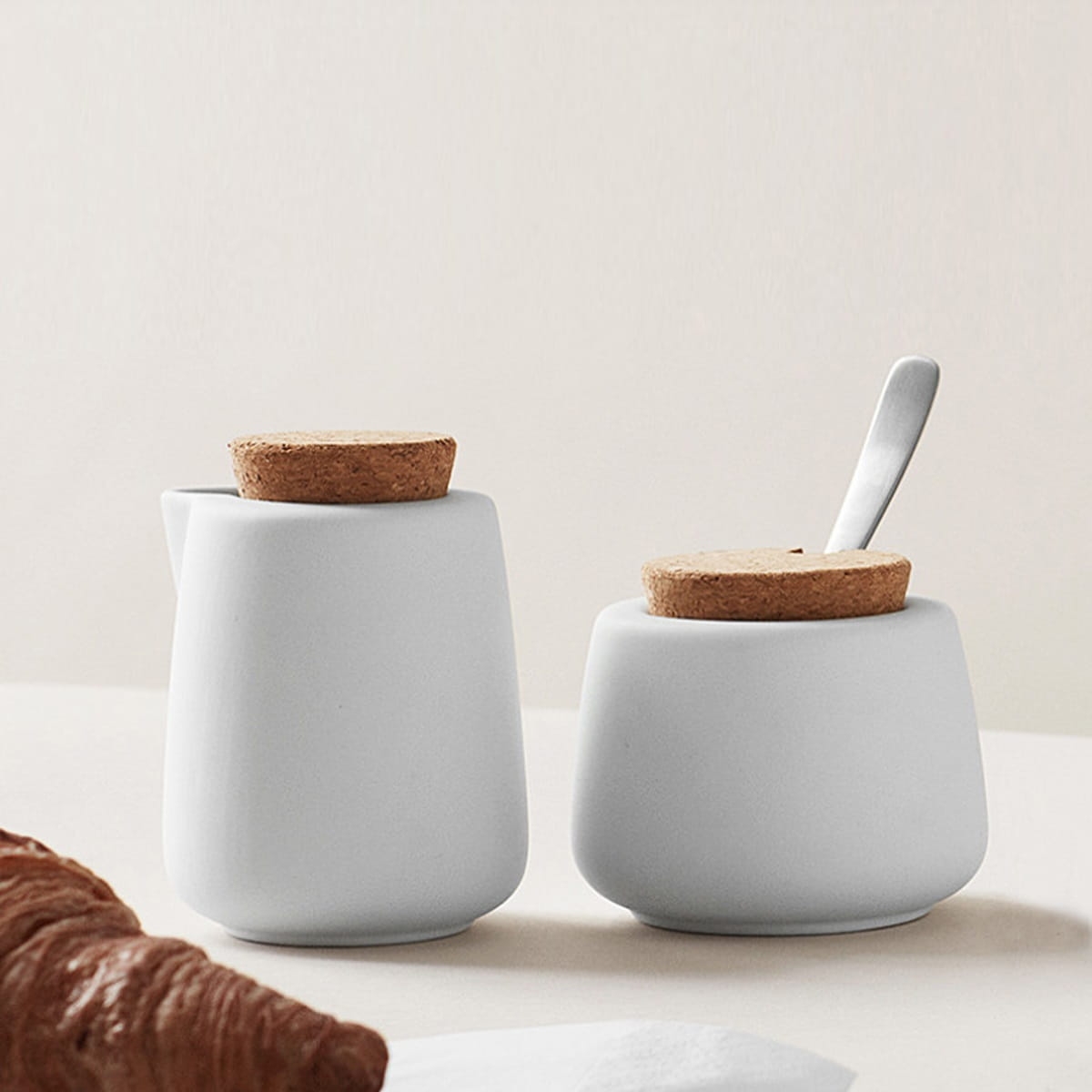 Porcelanowy zestaw cukiernica i mlecznik Nicola V36302 dostępny na bakeshop.pl