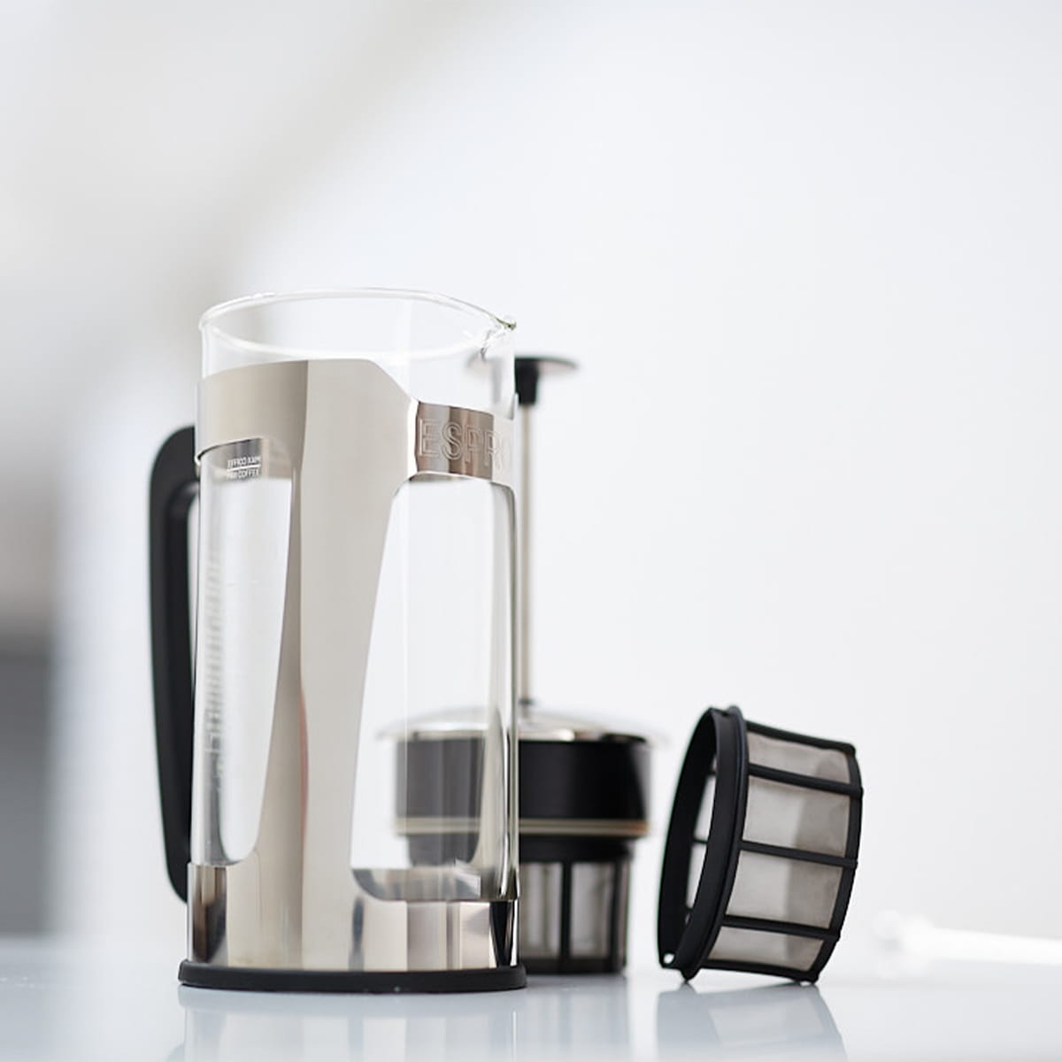 French Press P5 stalowy 950 ml to unikalna metoda parzenia kawy 1232C dostępny na bakeshop.pl