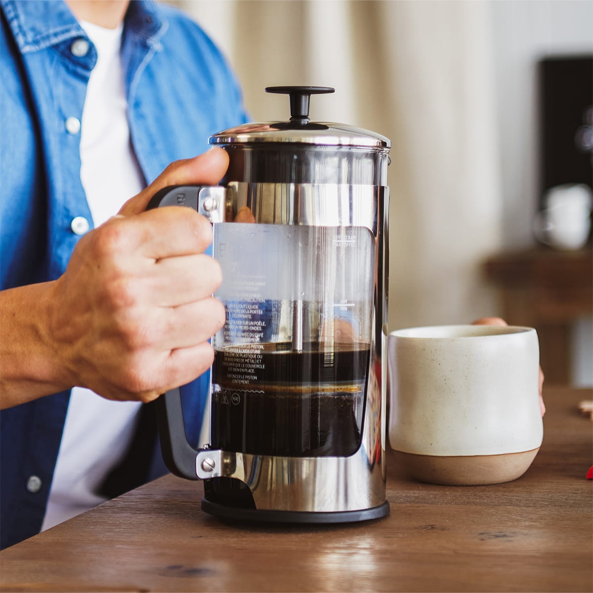Espro French Press P5 stalowy 950 ml to to pyszna kawa bez wychodzenia z domu 1232C dostępny na bakeshop.pl