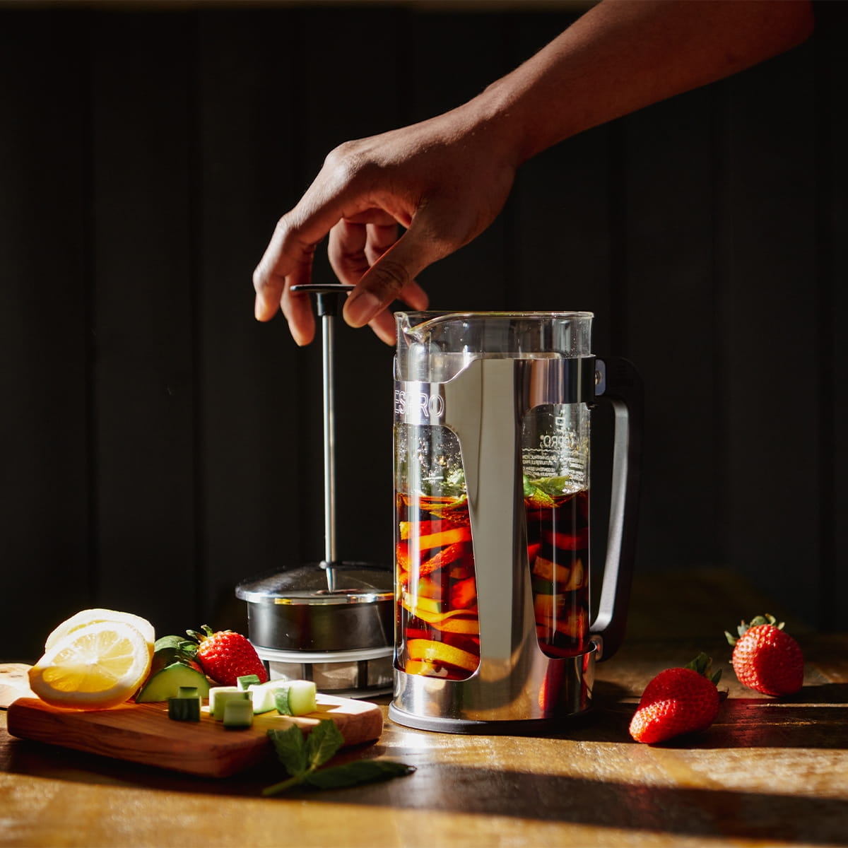 Espro French Press P5 stalowy 950 ml z dodatkowym sitkiem do herbaty i naparów 1232C dostępny na bakeshop.pl