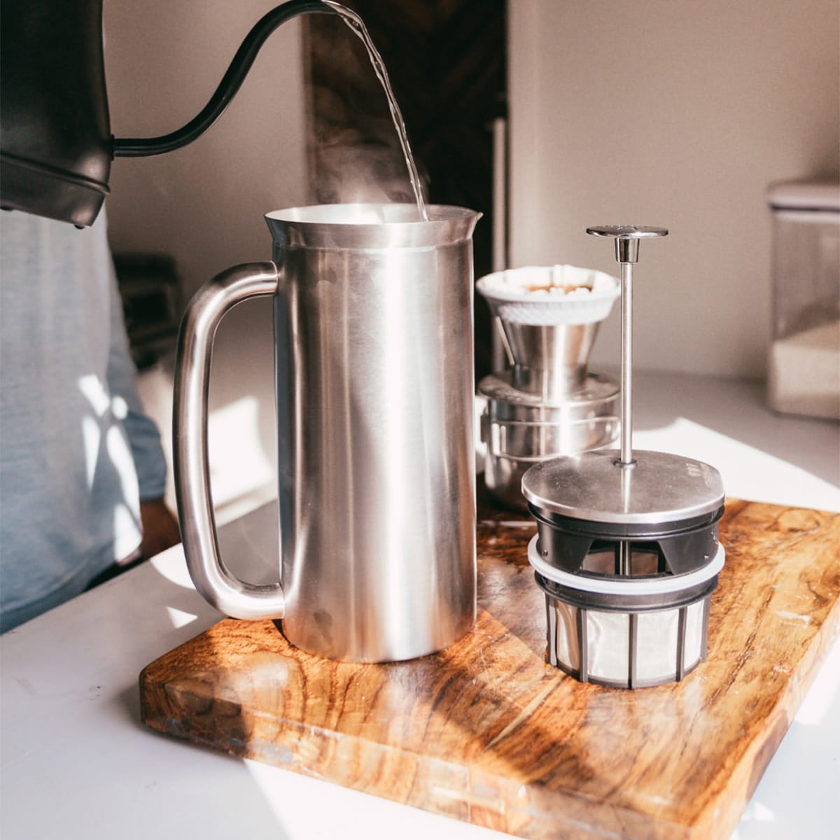 Espro French Press P7 stal szczotkowana 532 ml to unikalna metoda parzenia kawy 1118C2 dostępny na bakeshop.pl