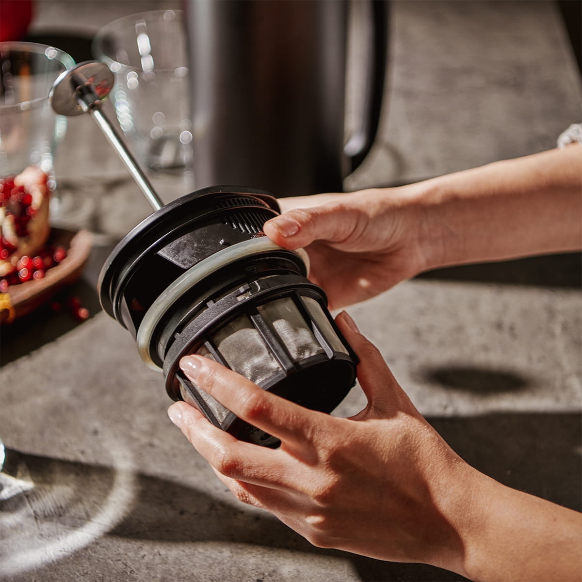 Espro French Press P7 czarny 532 ml  z silikonową uszczelką 1018C2-17BK dostępny na bakeshop.pl