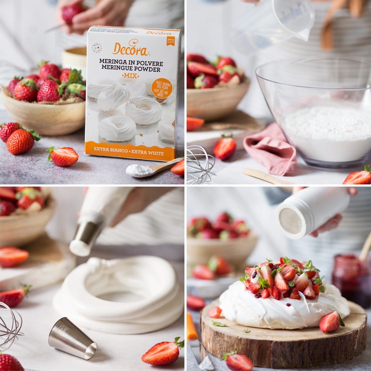 Gotowa mieszanka do bezy szwajcarskiej, włoskiej i Pavlova w bakeshop.pl