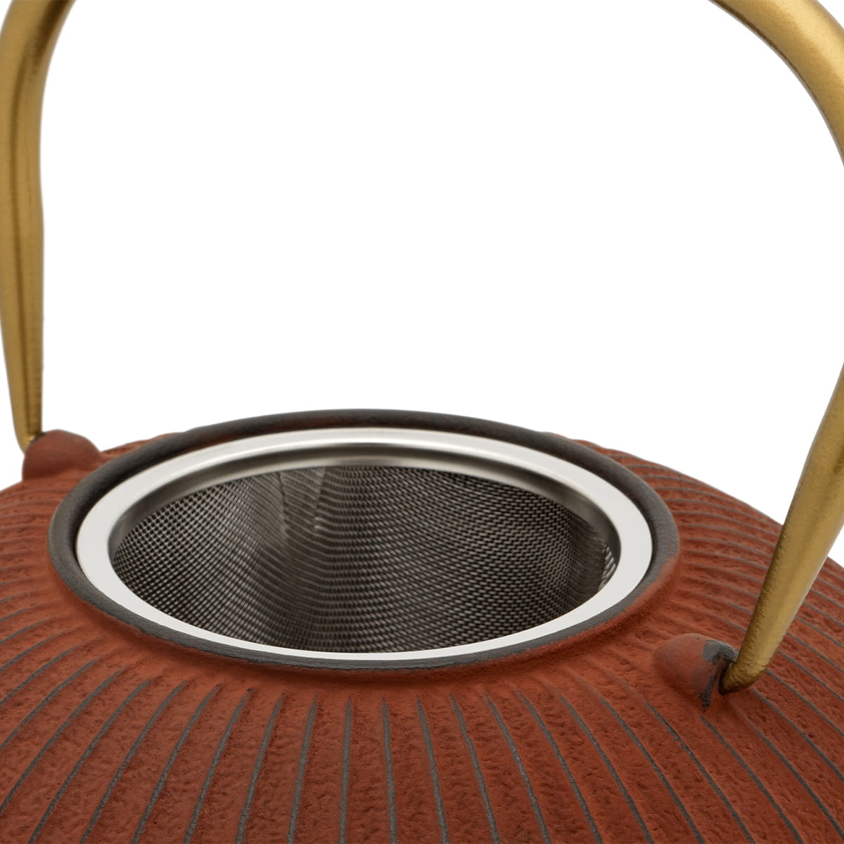 Żeliwny dzbanek do herbaty liściastej z metalowym sitkiem 153030 teraz na bakeshop.pl