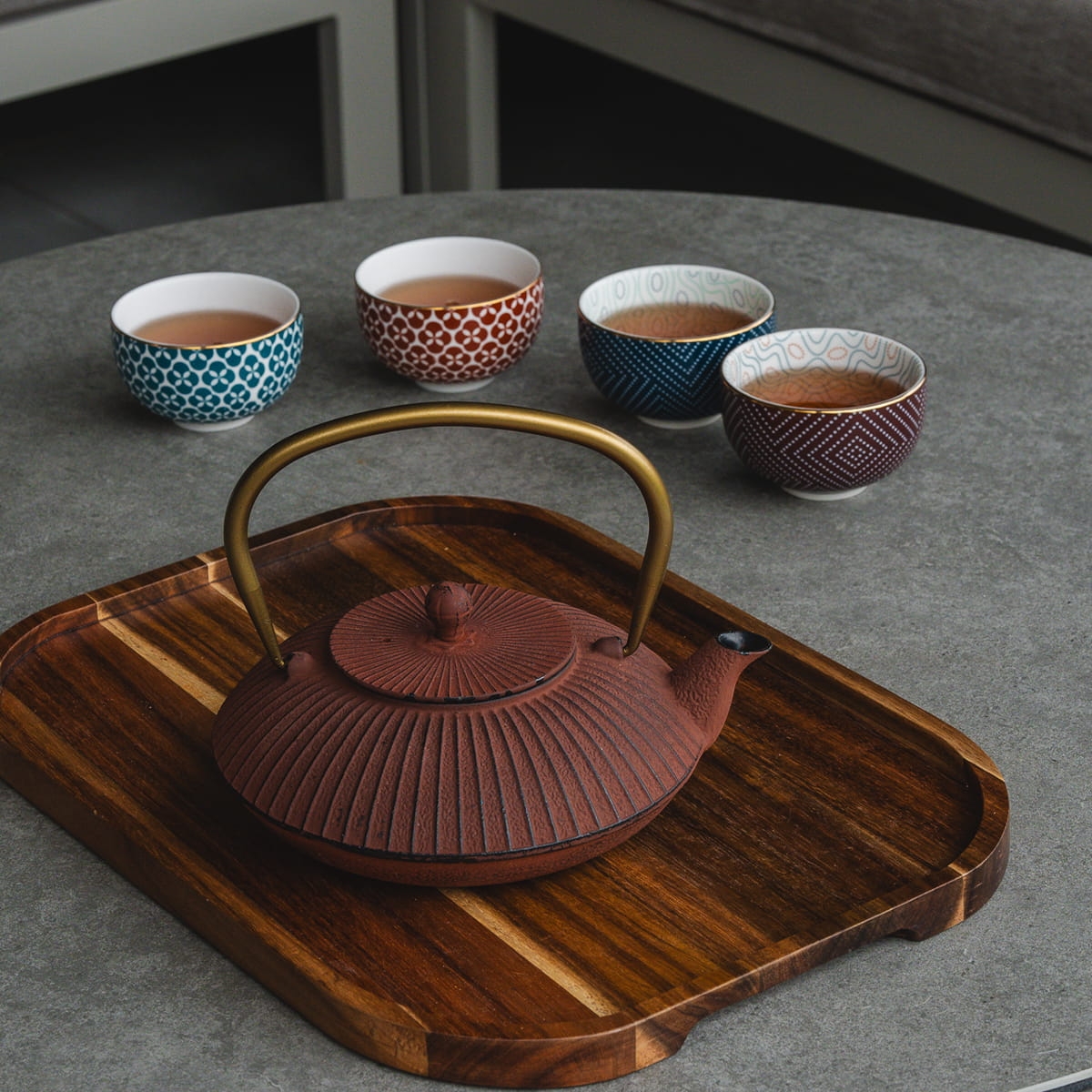 Żeliwny dzbanek ceremonialny do zaparzania japońskiej herbaty 153030 zobacz na bakeshop.pl