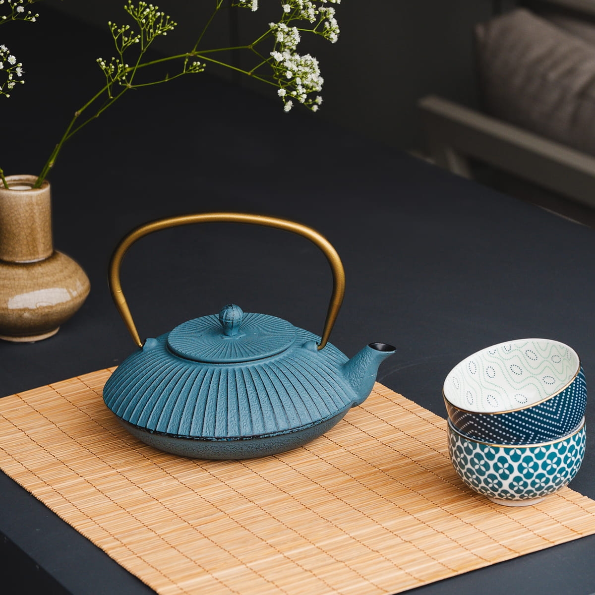 Żeliwny dzbanek do parzenia herbaty w stylu japońskim 153031 sprawdź na bakeshop.pl