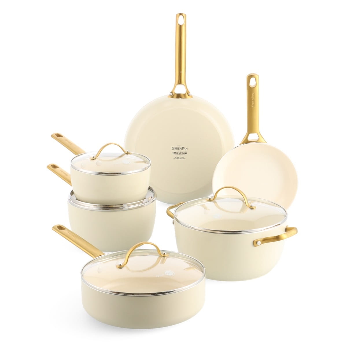 Zestaw garnków i patelni z powłoką ceramiczną CC008495-001 zobacz na bakeshop.pl