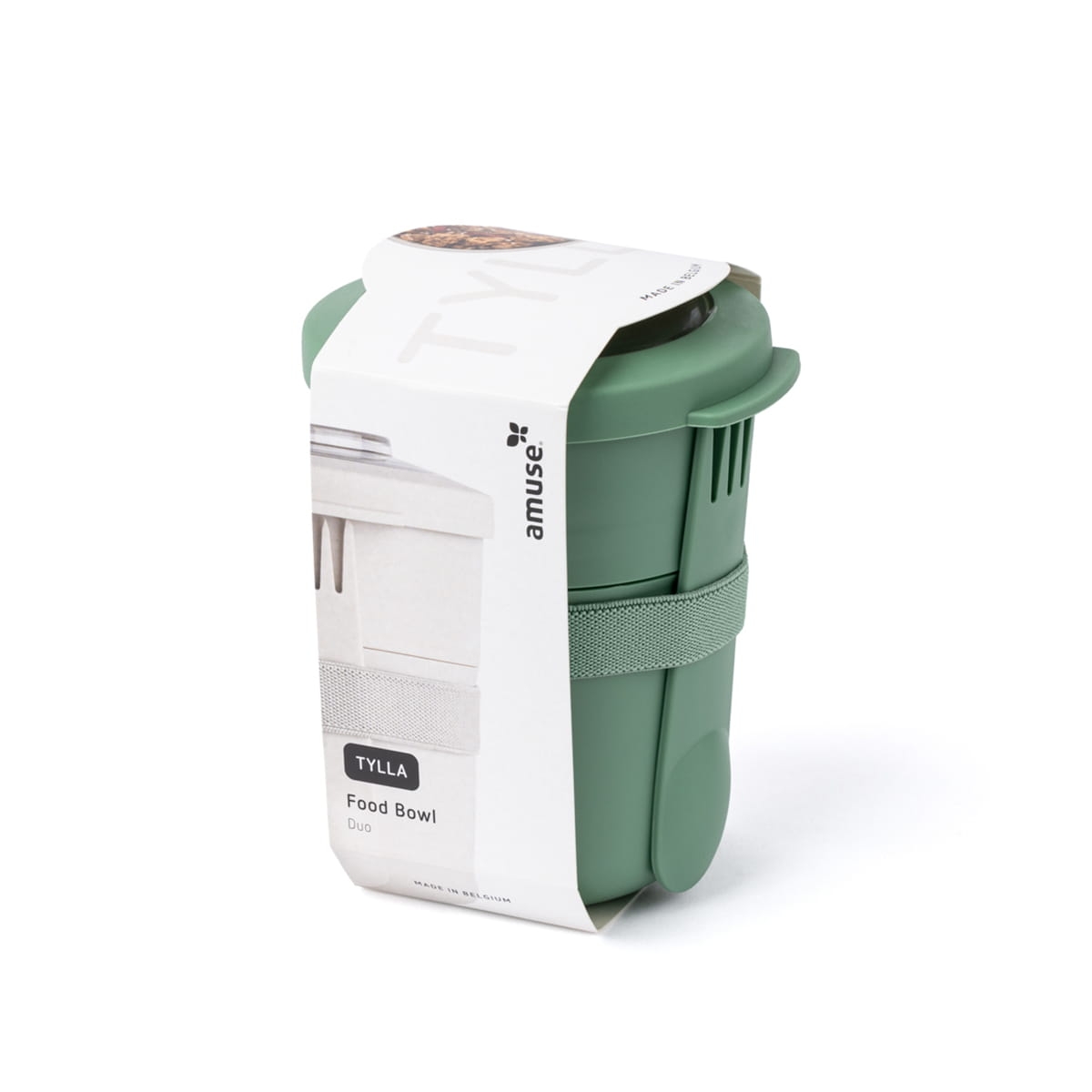 Pojemnik podwójny z pokrywką i łyzkowidelcem A-000483 sprawdź na bakeshop.pl