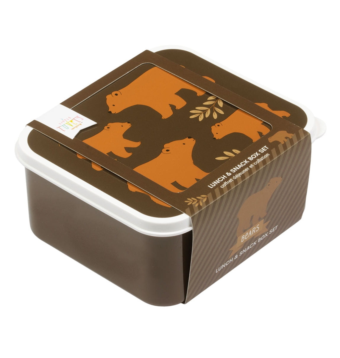 Zestaw pojemników na przekąski z motywem niedźwiedzia SBSEBE43 teraz na bakeshop.pl