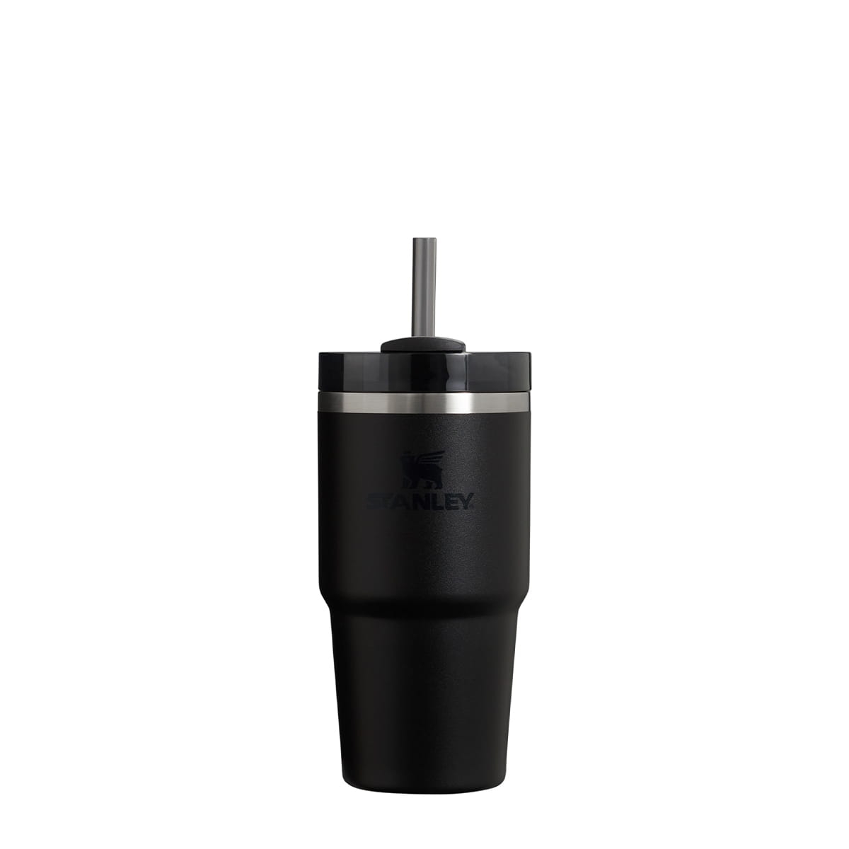Mały kubek termiczny Stanley Quencher600 ml ze słomką w kolorze czarnym 10-10826-305 zobacz na bakeshop.pl