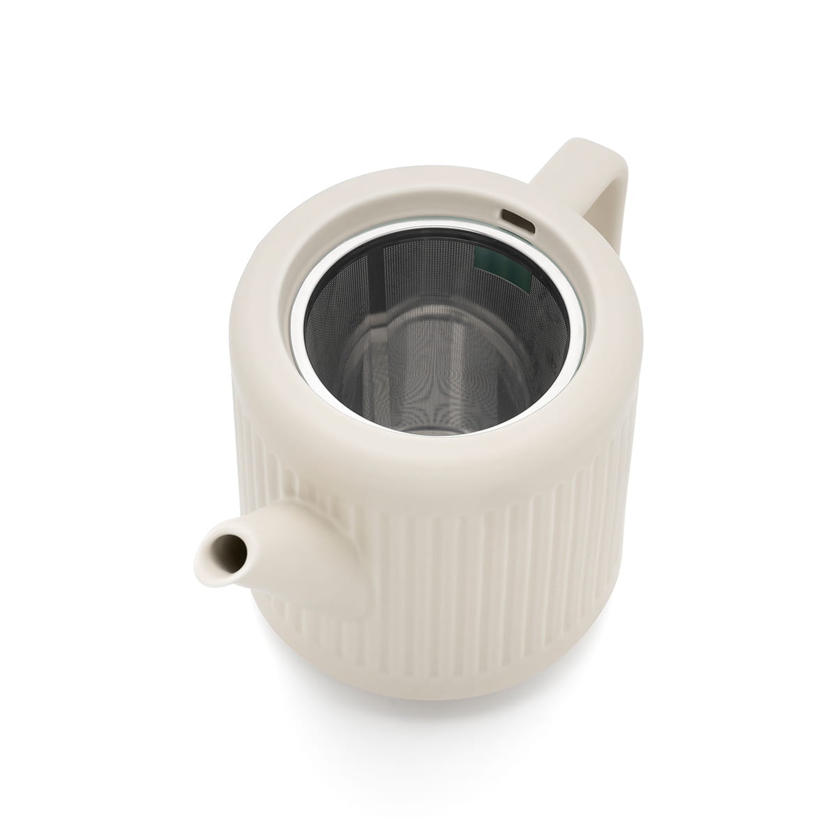 Porcelanowy dzbanek na herbatę liściastą z sitkiem 147050 teraz na bakeshop.pl