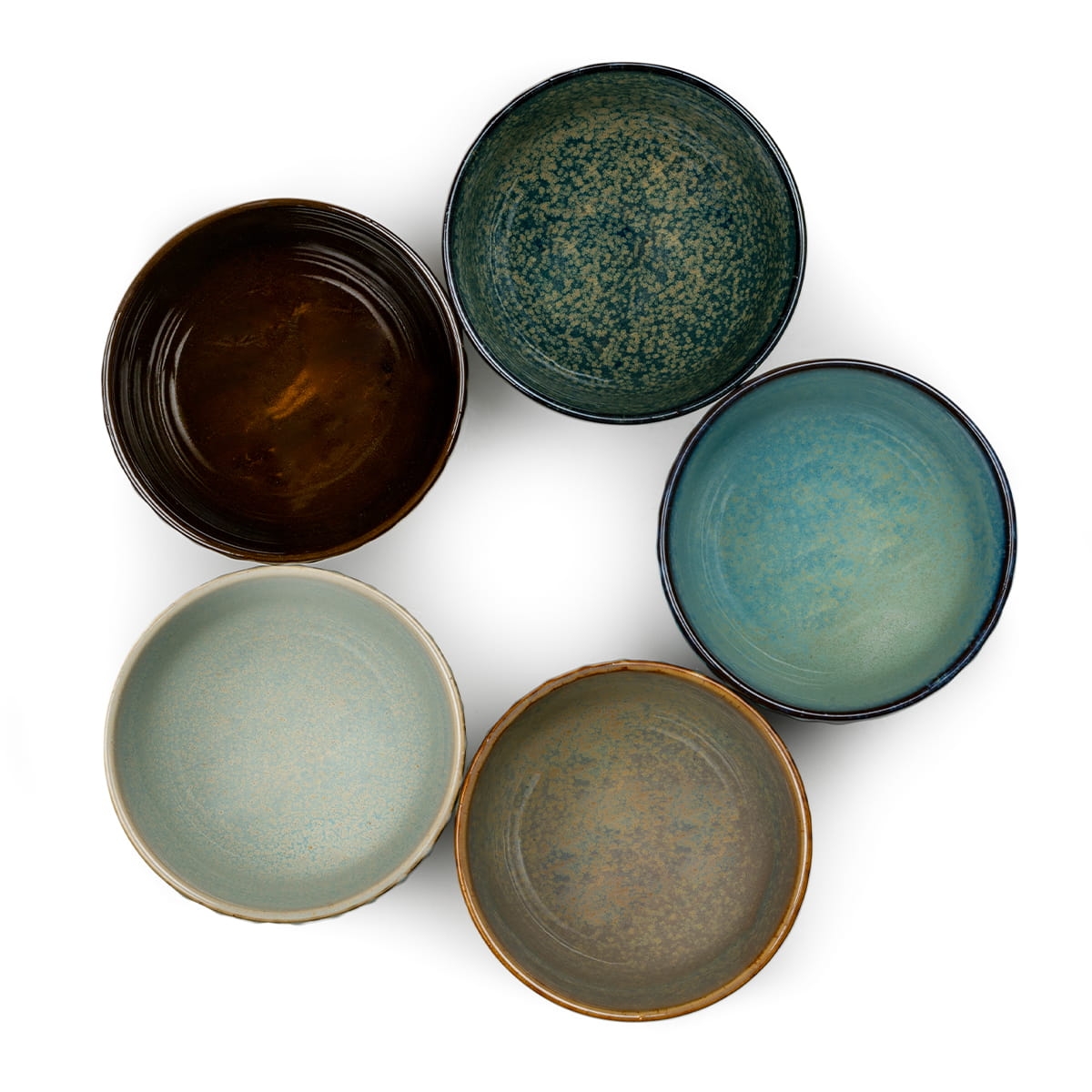 Komplet 5 porcelanowych miseczek do herbaty Bredemeijer 147092 na bakeshop.pl