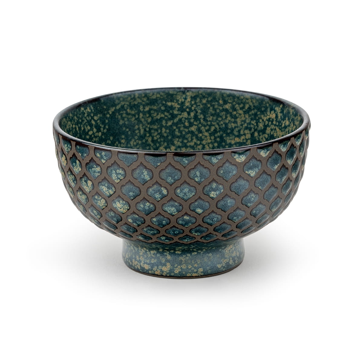 Niebieska miseczka z porcelany do herbaty 147092 na bakeshop.pl