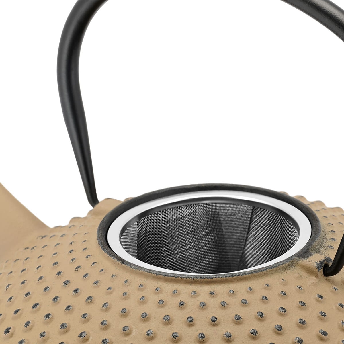 Dzbanek żeliwny z sitkiem na herbatę liściastą Bredemeijer 153092 bakeshop.pl