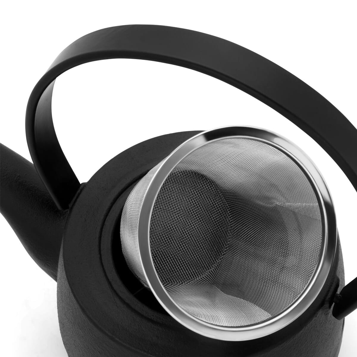 Żeliwny dzbanek z metalowym sitkiem do zaparzania 153201 zobacz na bakeshop.pl