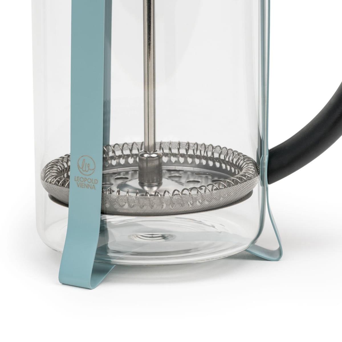 Szklany zaparzacz do kawy mielonej z metalowymi nóżkami LV117022 zobacz na bakeshop.pl