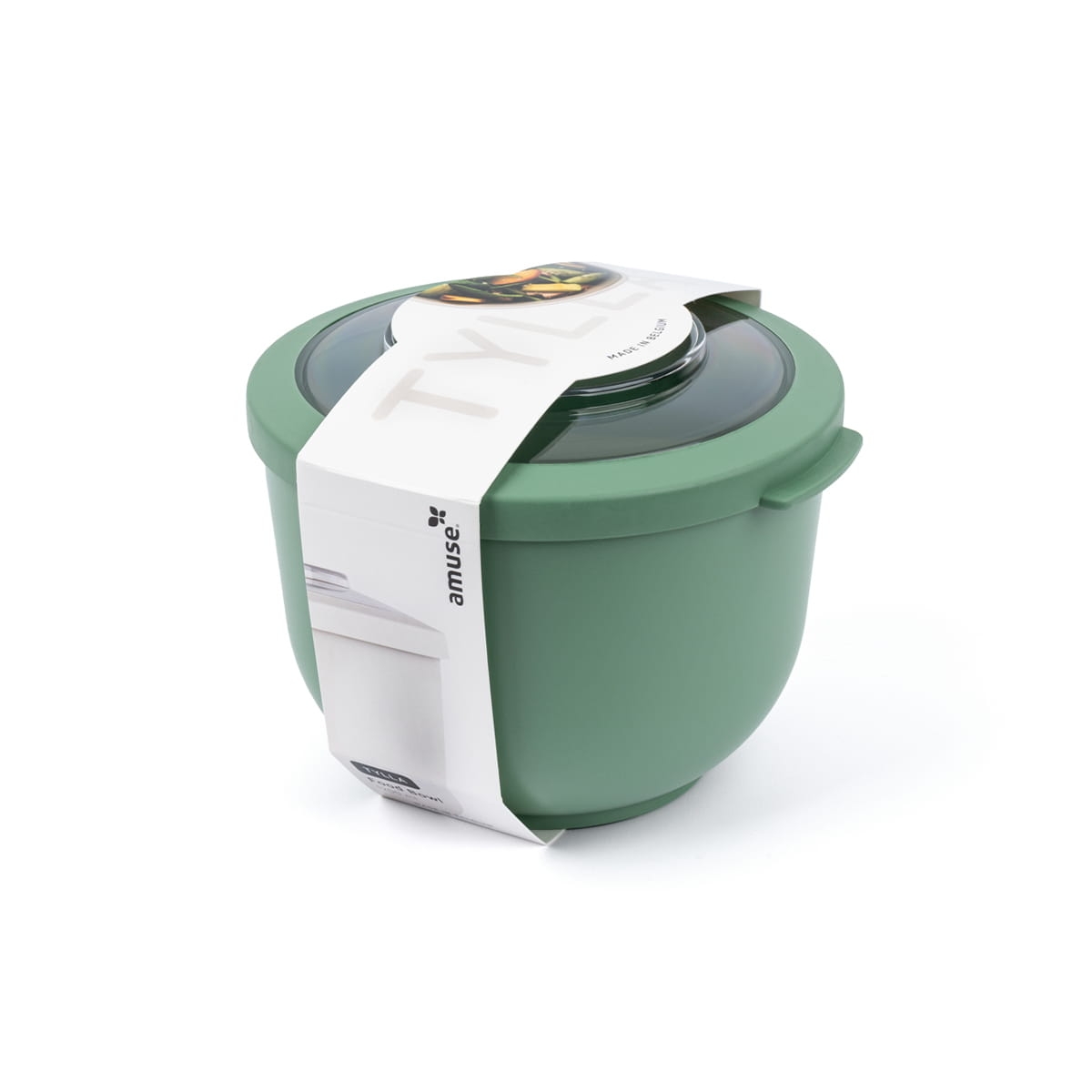 Miska na lunch szałwiowa z pokrywką A-000476 już na bakeshop.pl