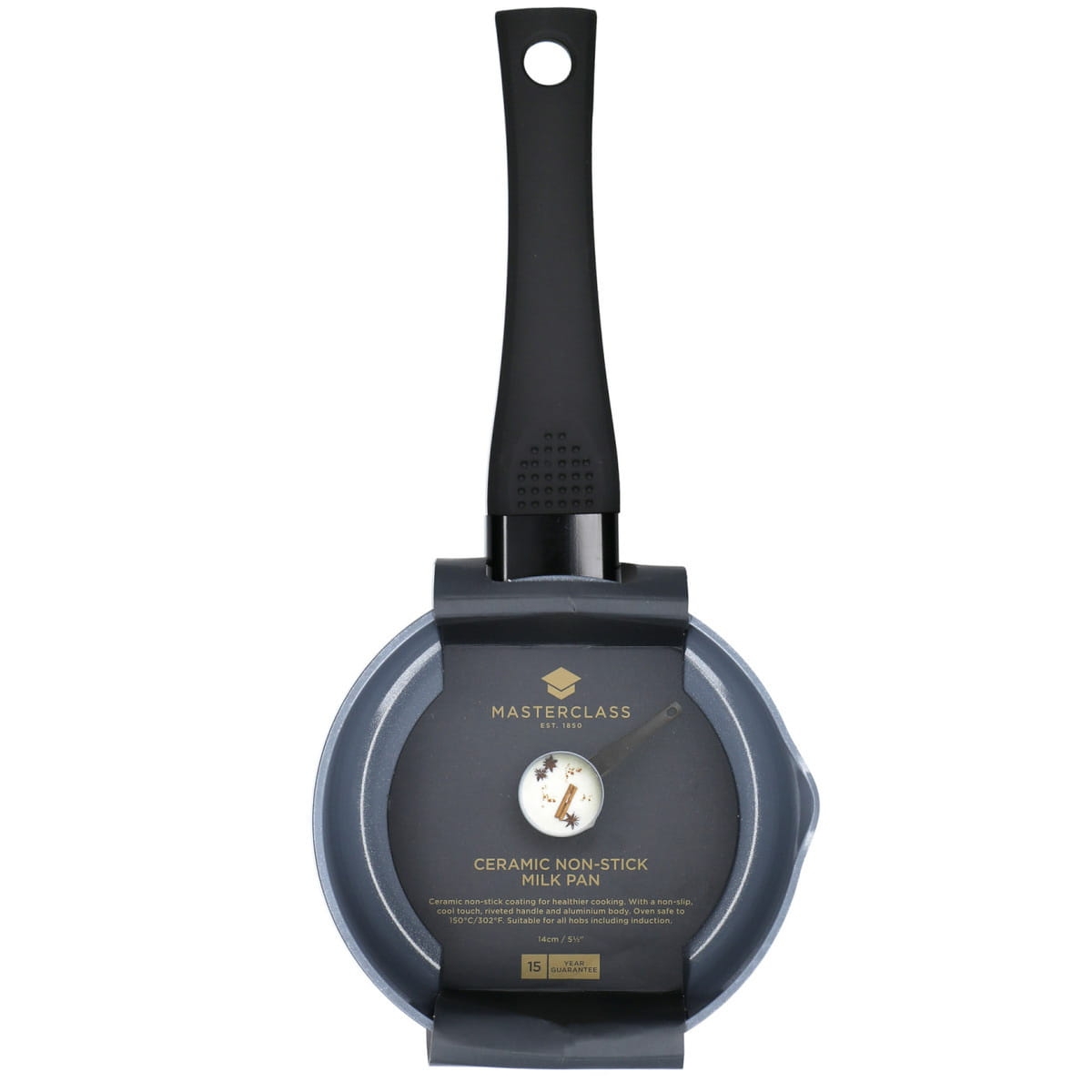 Mały rondelek do podgrzewania z uchwytem bakelitowym MCMILKCER14 już na bakeshop.pl