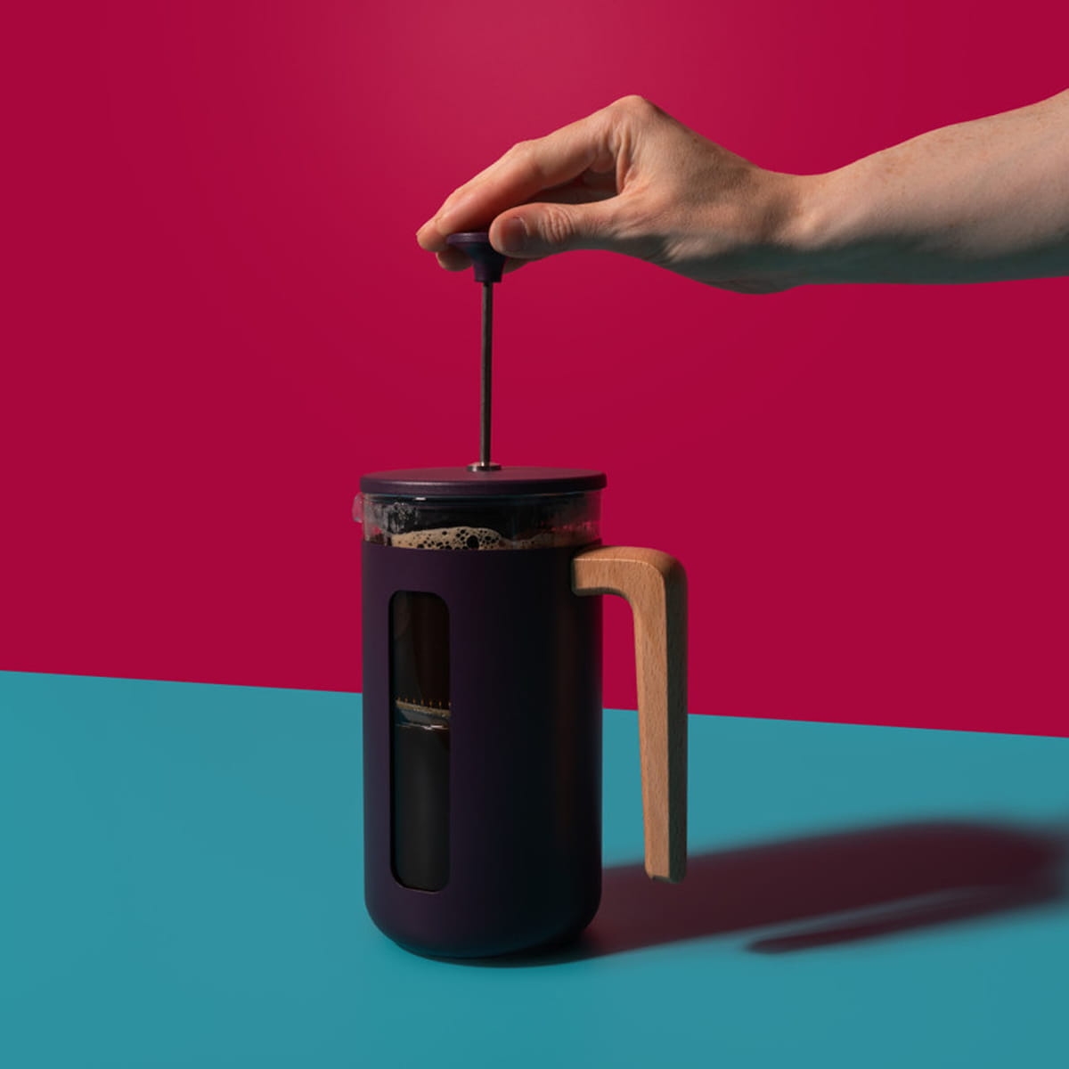 Zaparzacz tłokowy z drewnianą rączką LCPISA8CPPUR teraz na bakeshop.pl