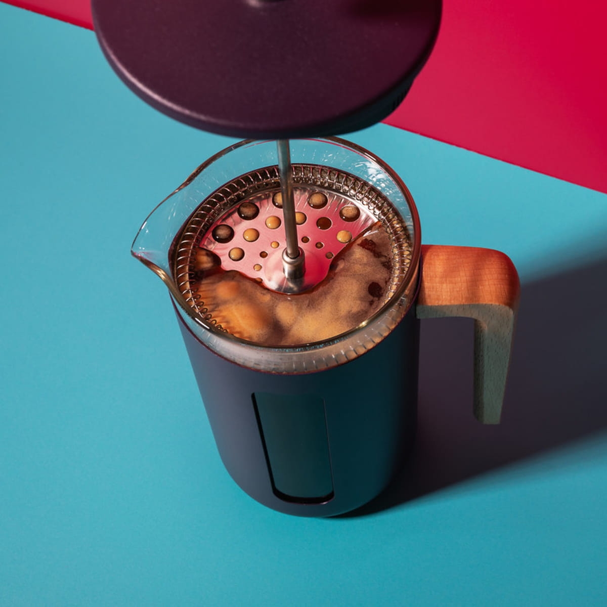 French Press ze szkła borokrzemowego LCPISA8CPPUR zobacz na bakeshop.pl