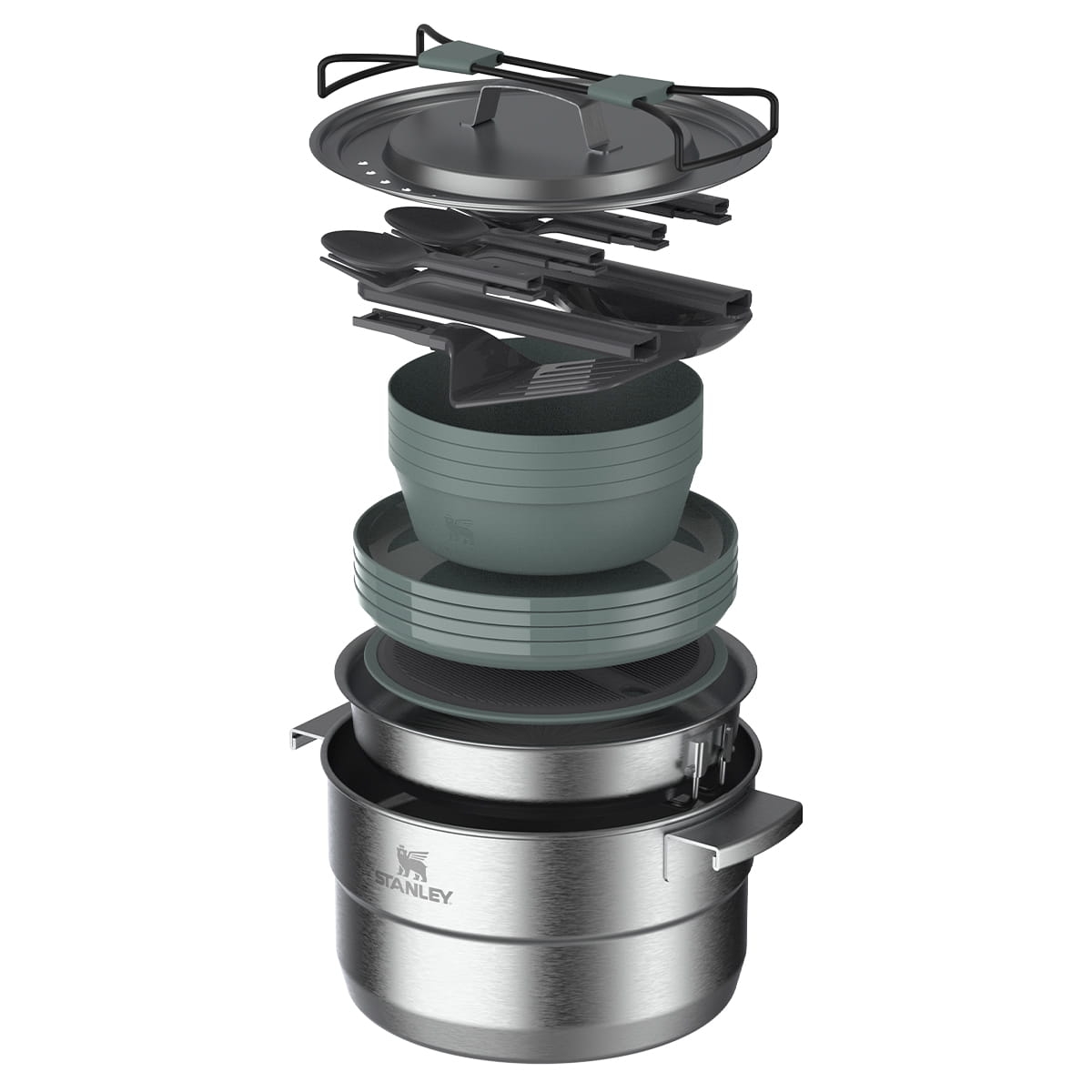 Zestaw kempingowy dla 4 osób do gotowania w plenerze 10-02479-049 teraz na bakeshop.pl