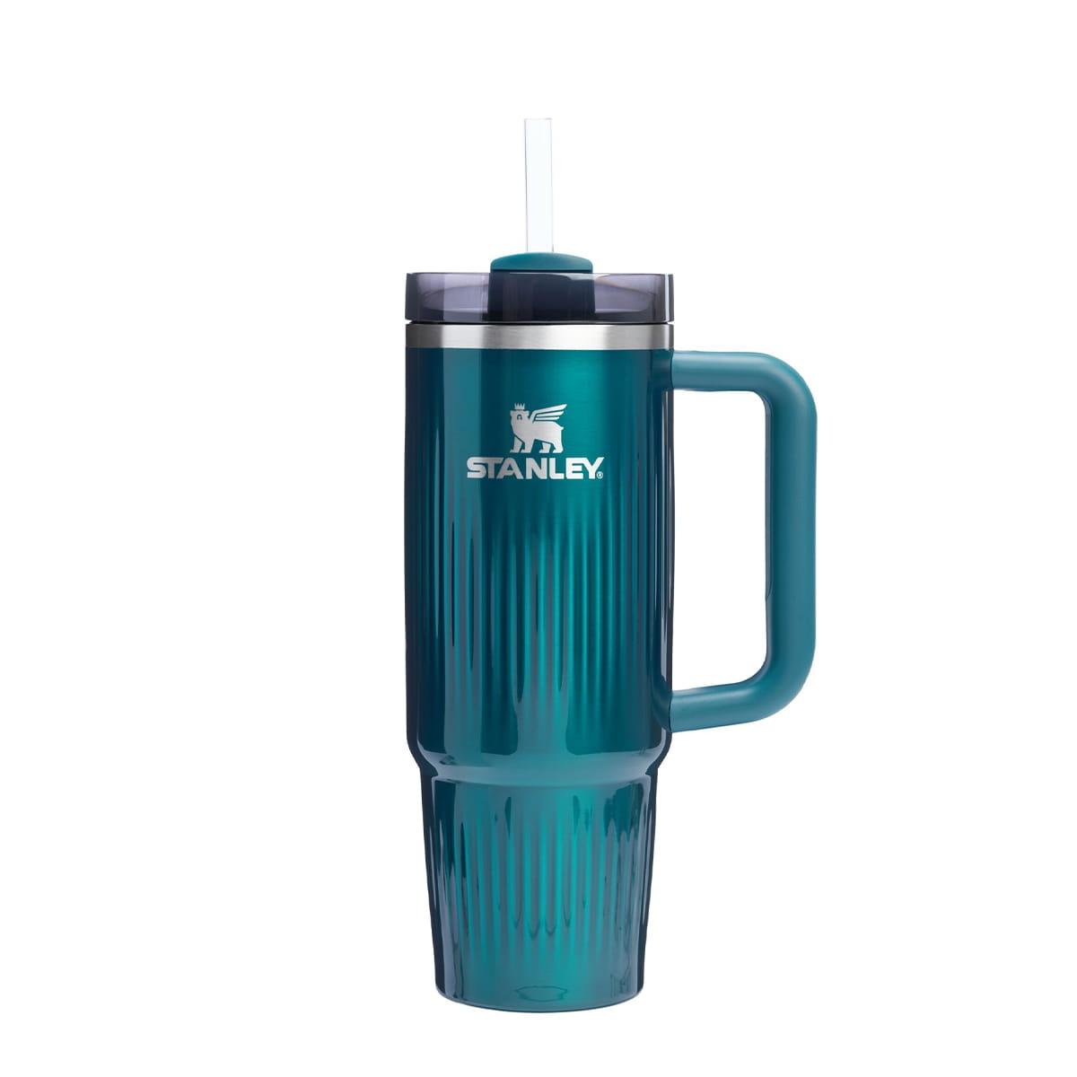 Kubek ze słomką Quencher Fluted metaliczny 10-13003-017 nowość na bakeshop.pl