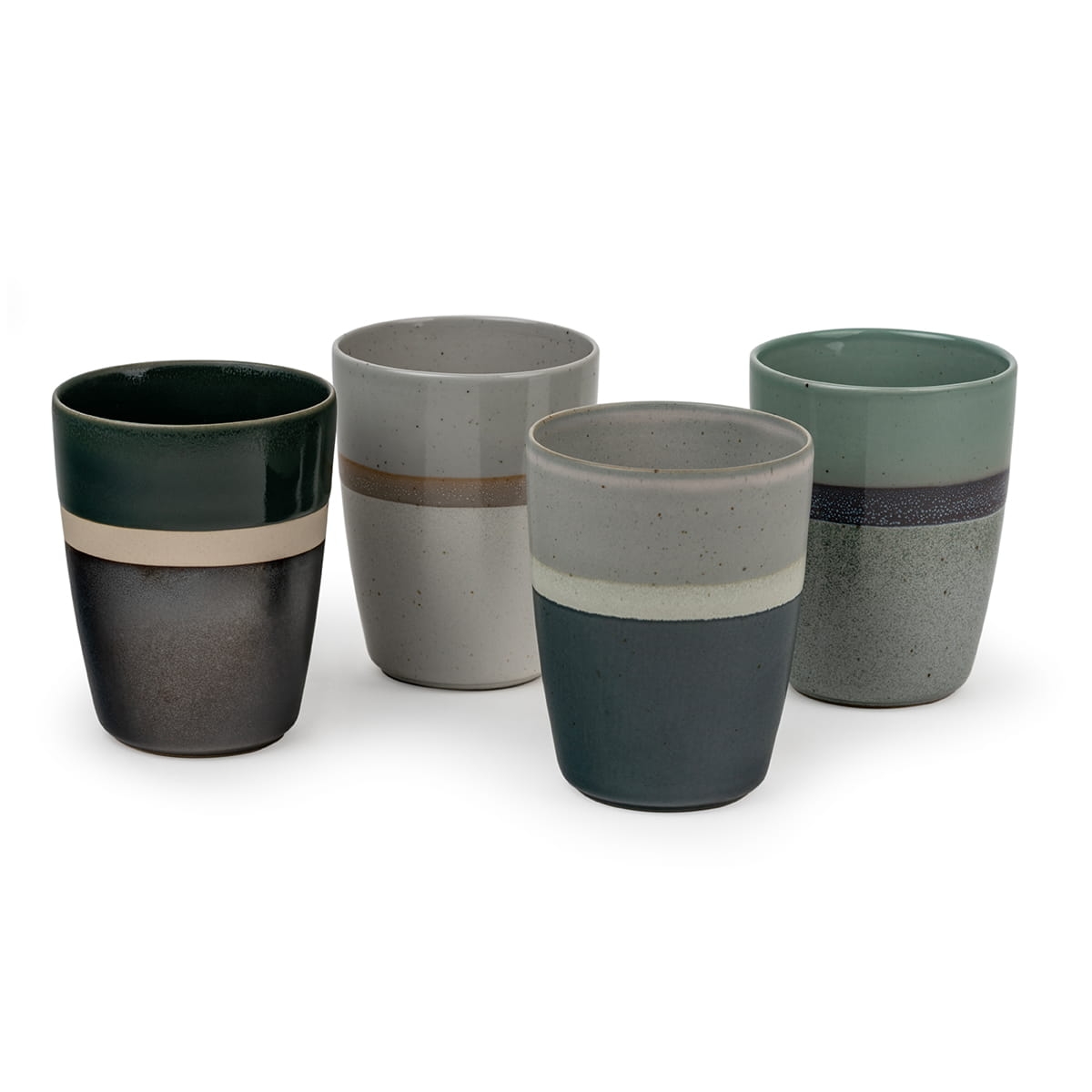 Zestaw 4 ceramicznych kubków do herbaty 147080 teraz na bakeshop.pl