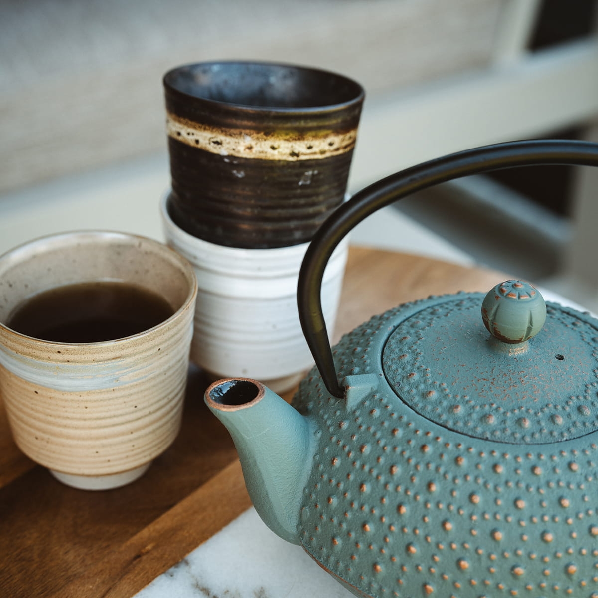 Zestaw czarek do herbaty z porcelany 147090 teraz na bakeshop.pl