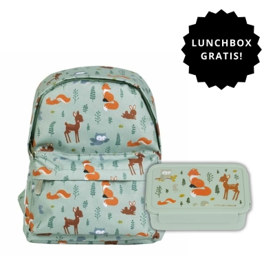 Zestaw FOREST FRIENDS plecak + lunchbox GRATIS