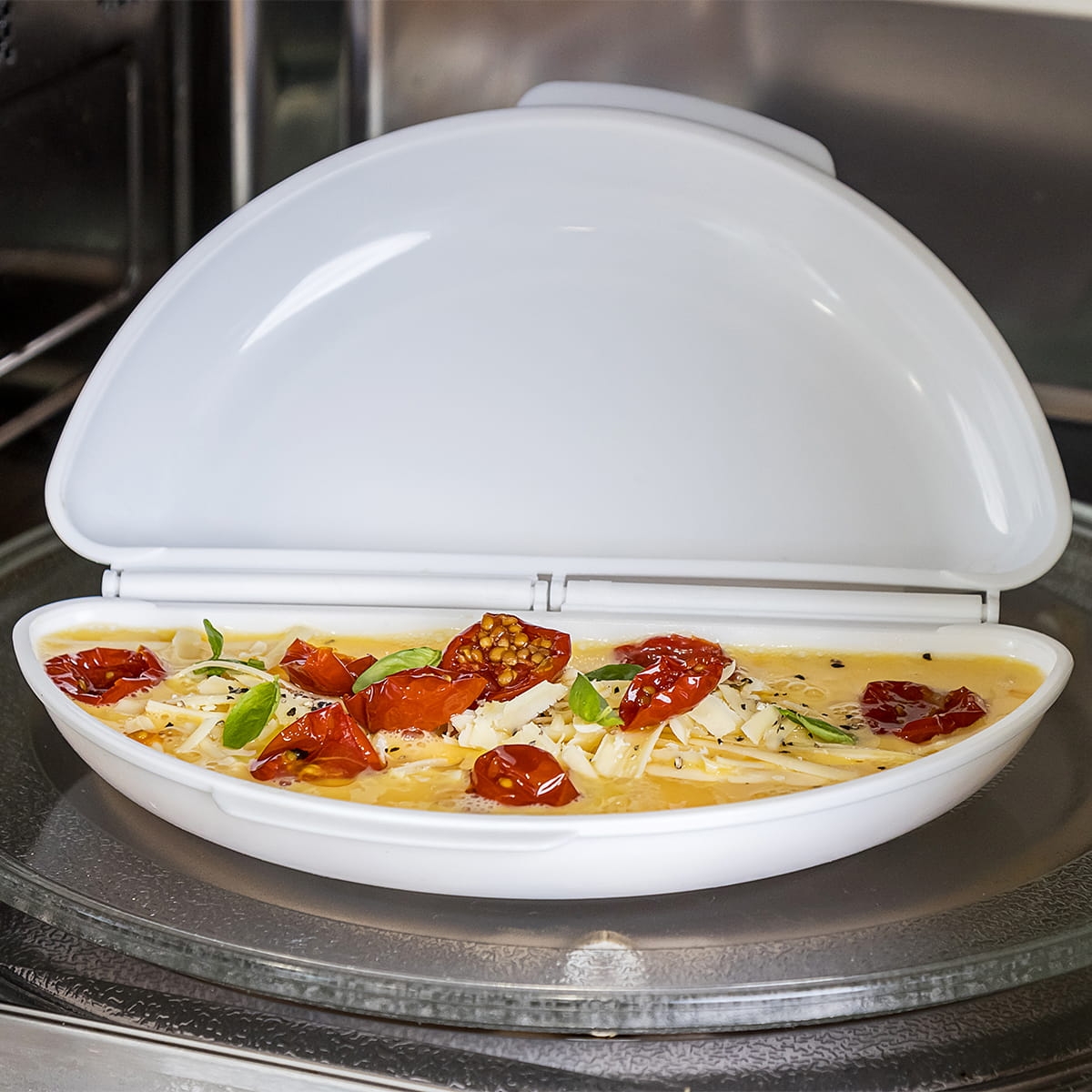 jak przygotować szybki omlet to w naczyniu do omletu w mikrofalówcw