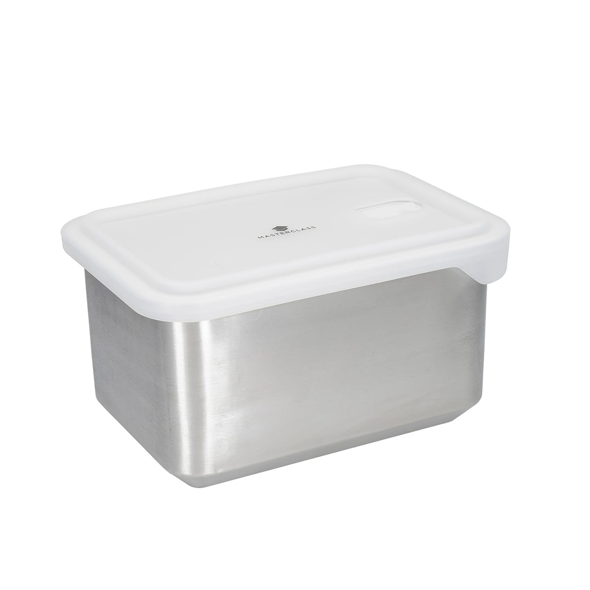 Pojemnik kuchenny ze stali nierdzewnej z pokrywką 2,7 L bakeshop.pl