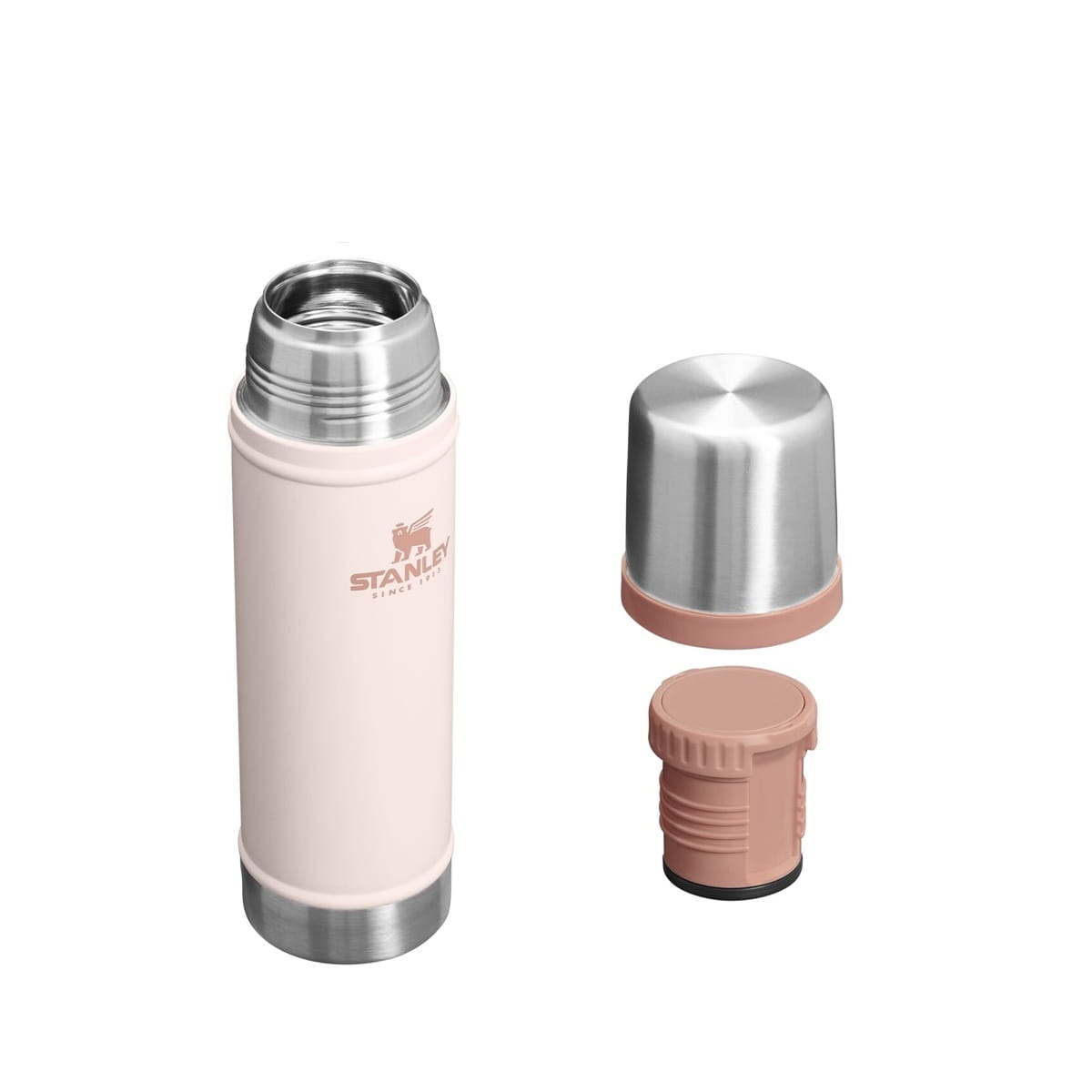 Stanley termos z przelewowym korkiem LEGENDARY CLASSIC Rose Quartz 600 ml