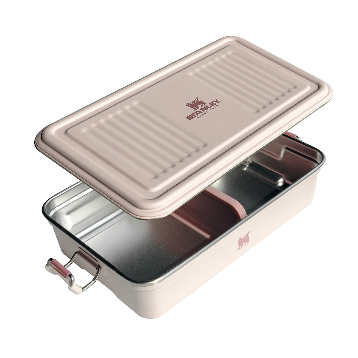 Stanley metalowe pudełko na kanapki i drobiazgi Rose Quartz