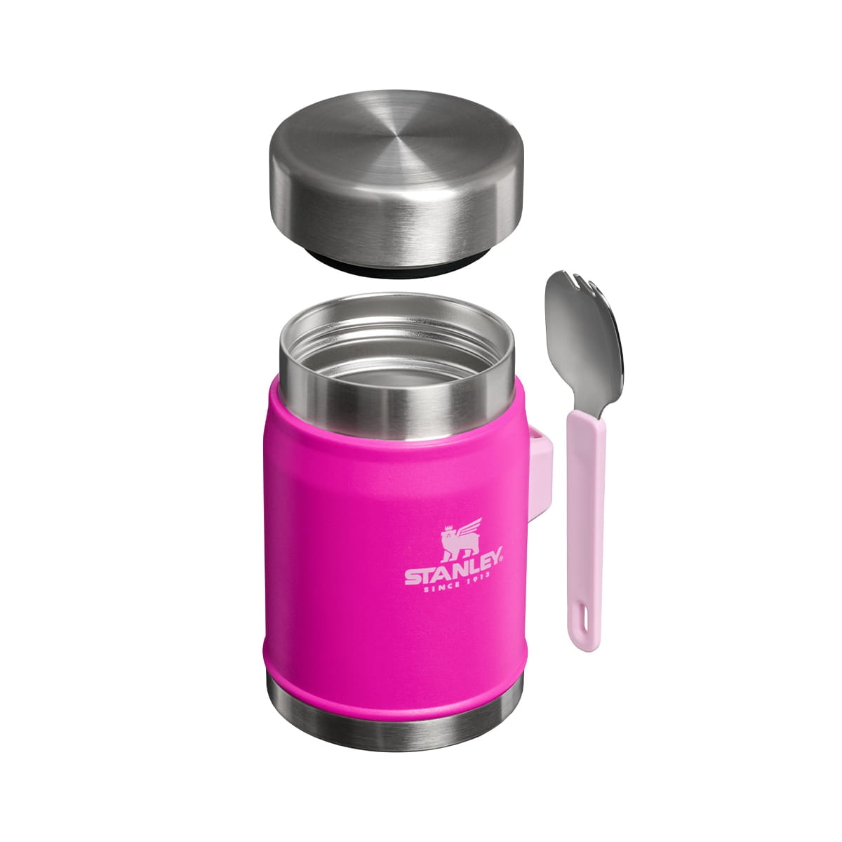Termos obiadowy ze sporkiem Stanley CLASSIC Violet Blossom 10-09382-115