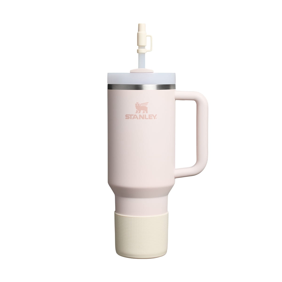 Silikonowe akcesoria do Quencher, osłona na kubek i zatyczka do słomki  1,18L Cream Stanley 10-12477-069