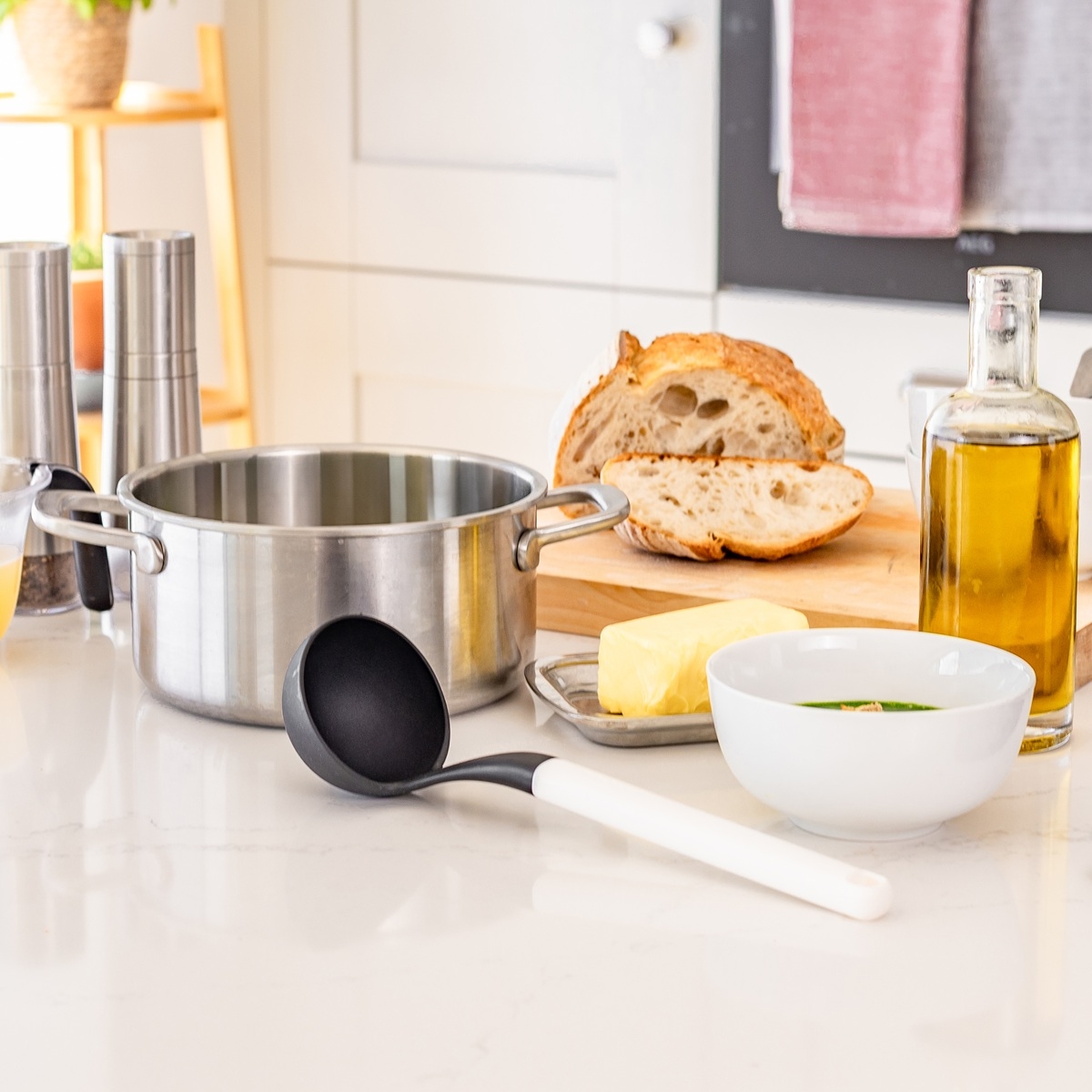 łyżka wazowa KitchenAid Porcelain White – chochla do zup