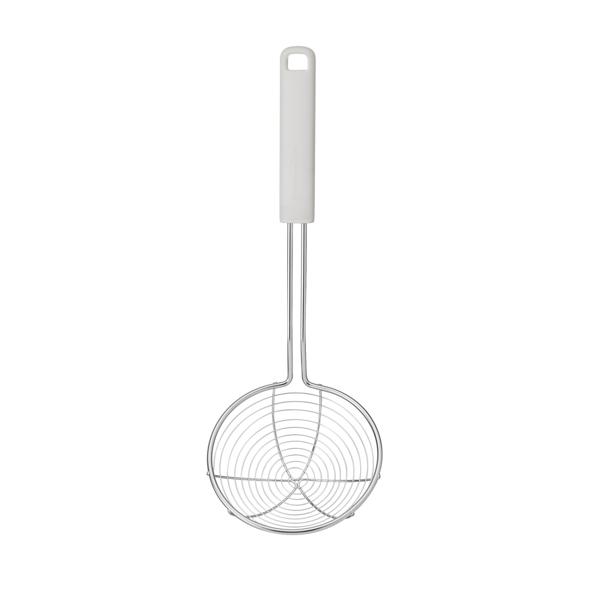 KitchenAid chiński cedzak Porcelain White – łyżka cedzakowa