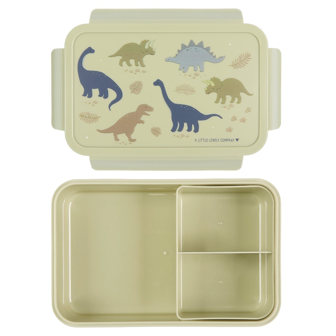 Lunchbox do szkoły z przegródkami Bento DINOSAURS / A Little Lovely Company