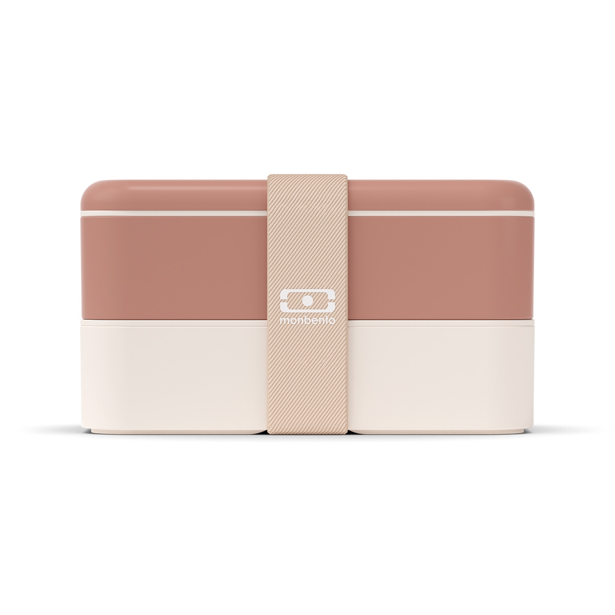Monbento Original Rosa Moka – dwupoziomowy lunchbox 1 litr
