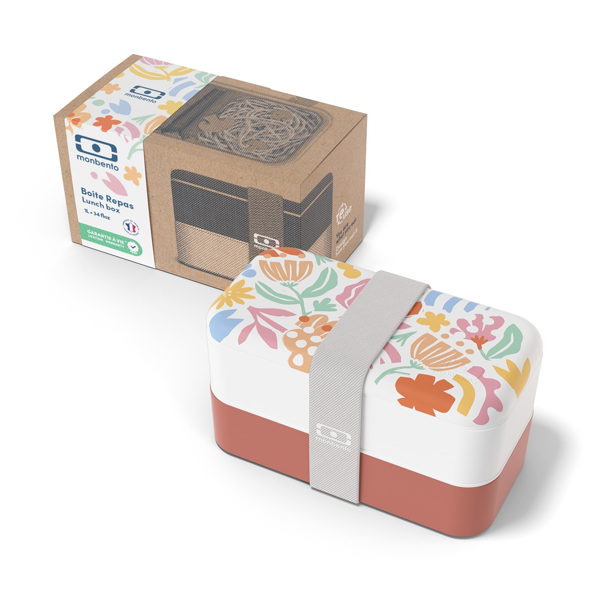 Lunchbox Monbento Original Paper Cut 1L pudełko prezentowe
