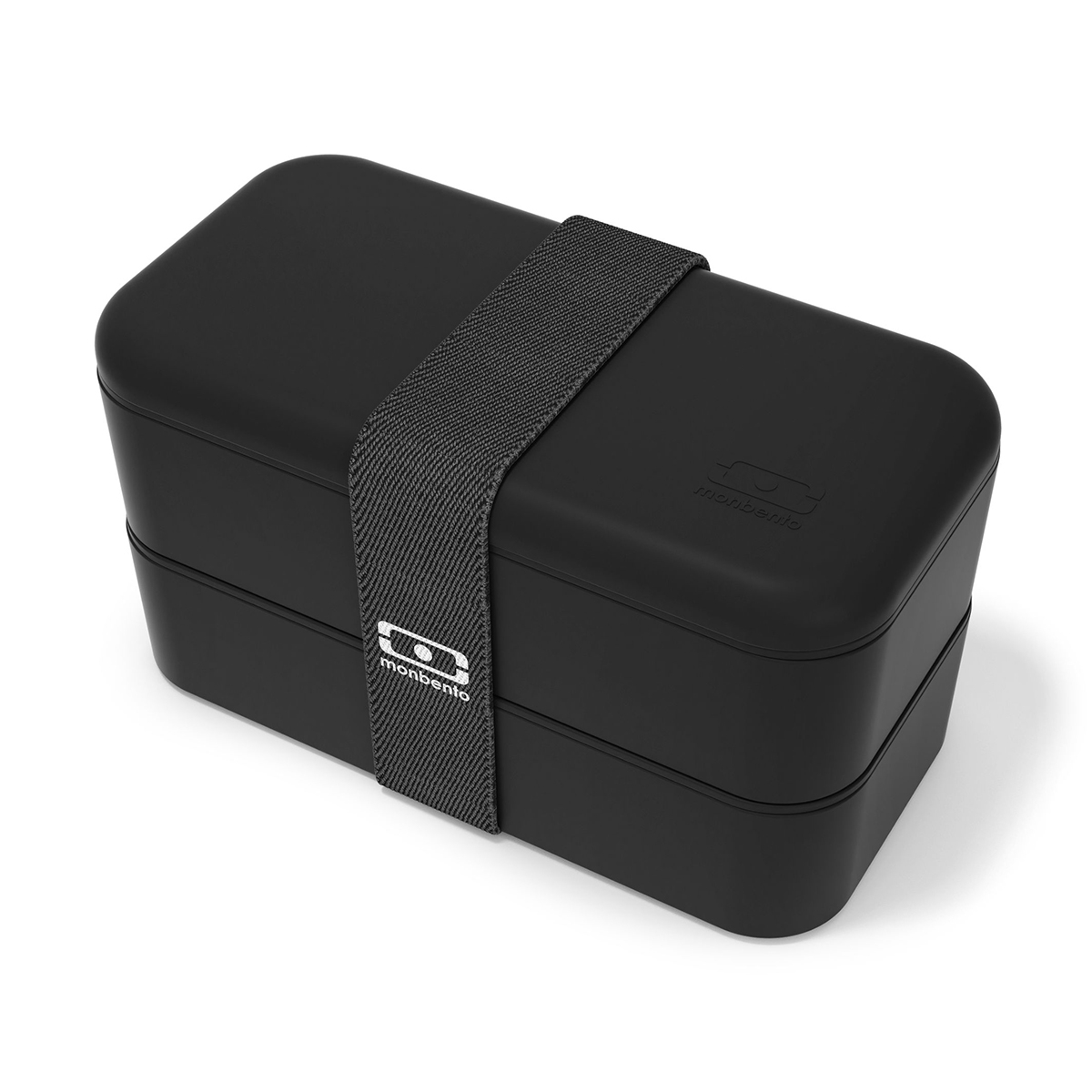 Monbento Original 1 L Black Onyx – lunchbox bento dwupoziomowy