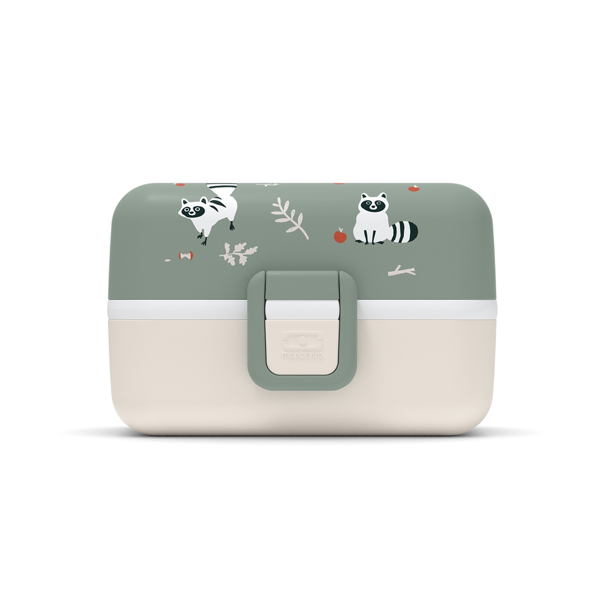 Lunchbox dla dzieci Monbento MB Tresor – zielony z grafiką szopa