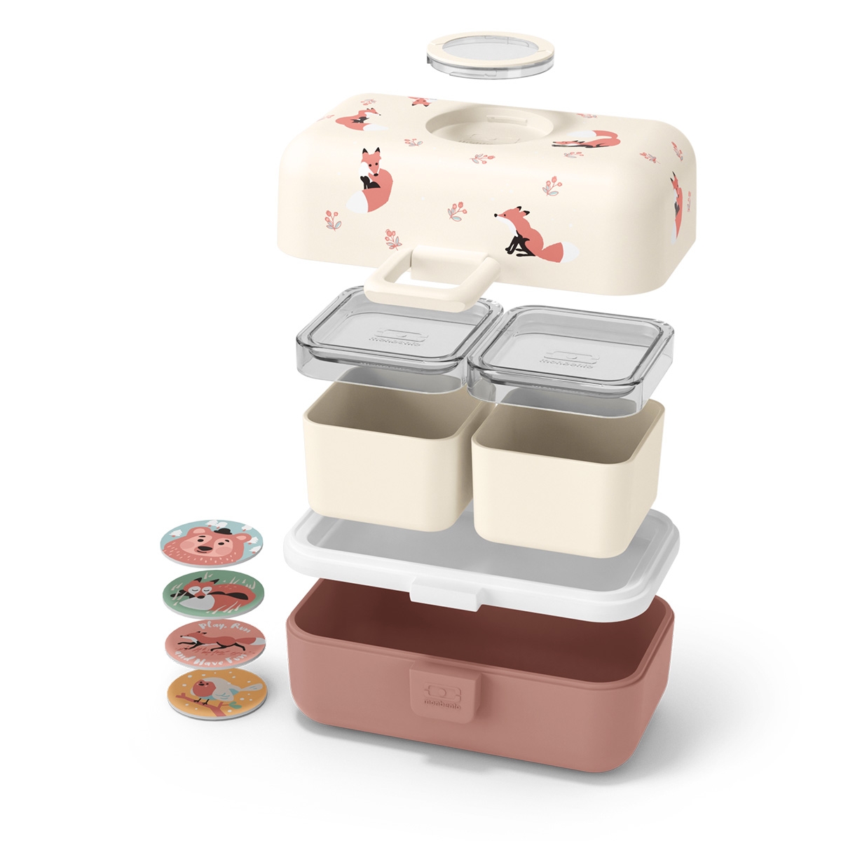 Lunchbox Monbento MB Tresor Fox – pojemnik na drugie śniadanie