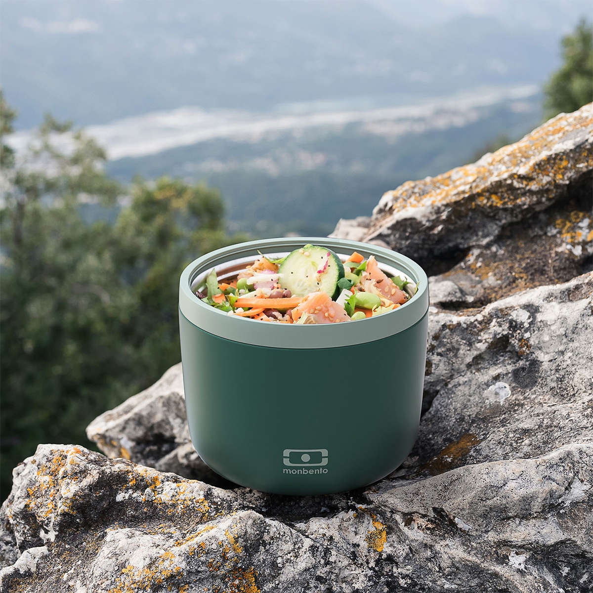 Monbento Element termos obiadowy dla dorosłych 0,55L Green