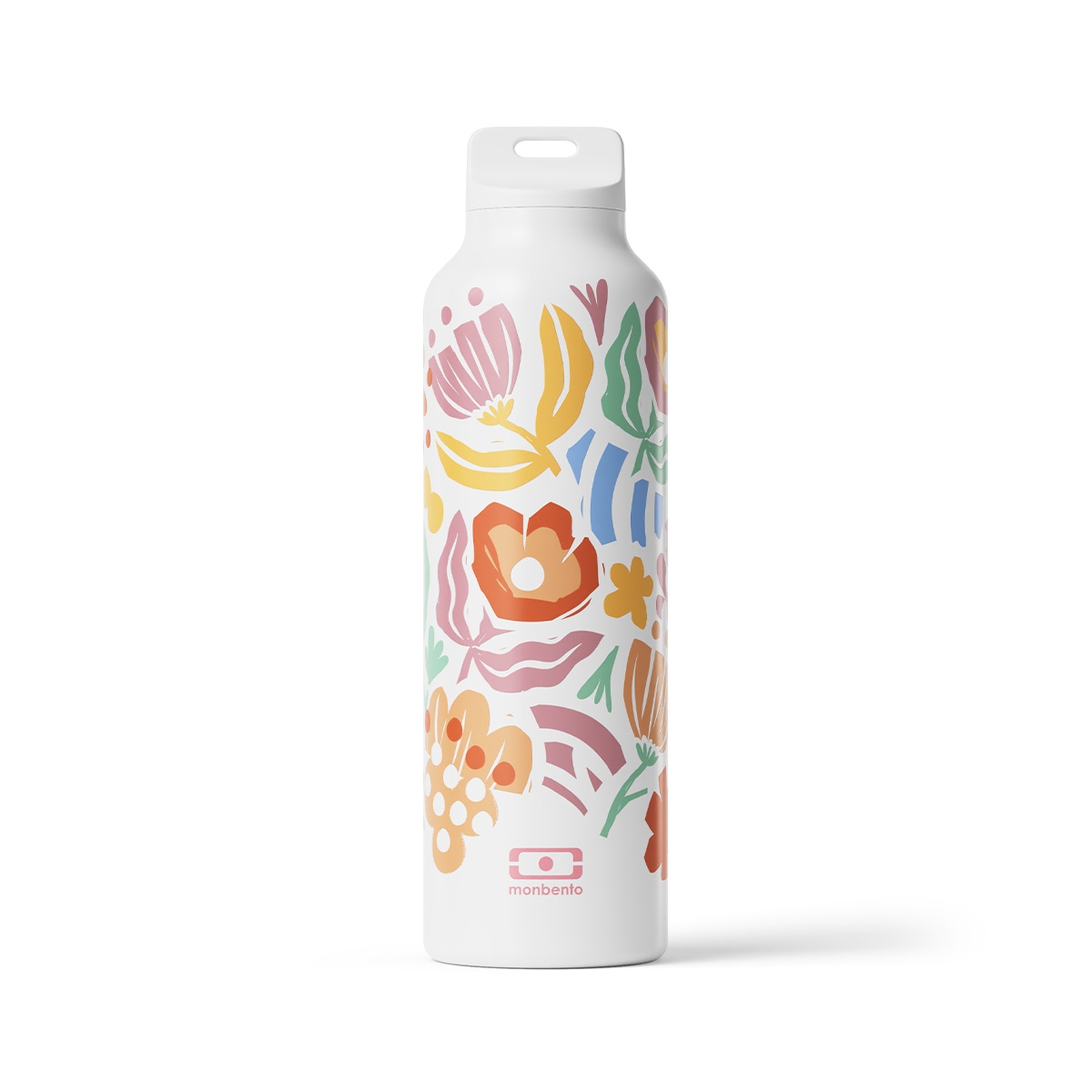 Monbento Steel butelka termiczna 0,5L z zaparzaczem Paper Cut