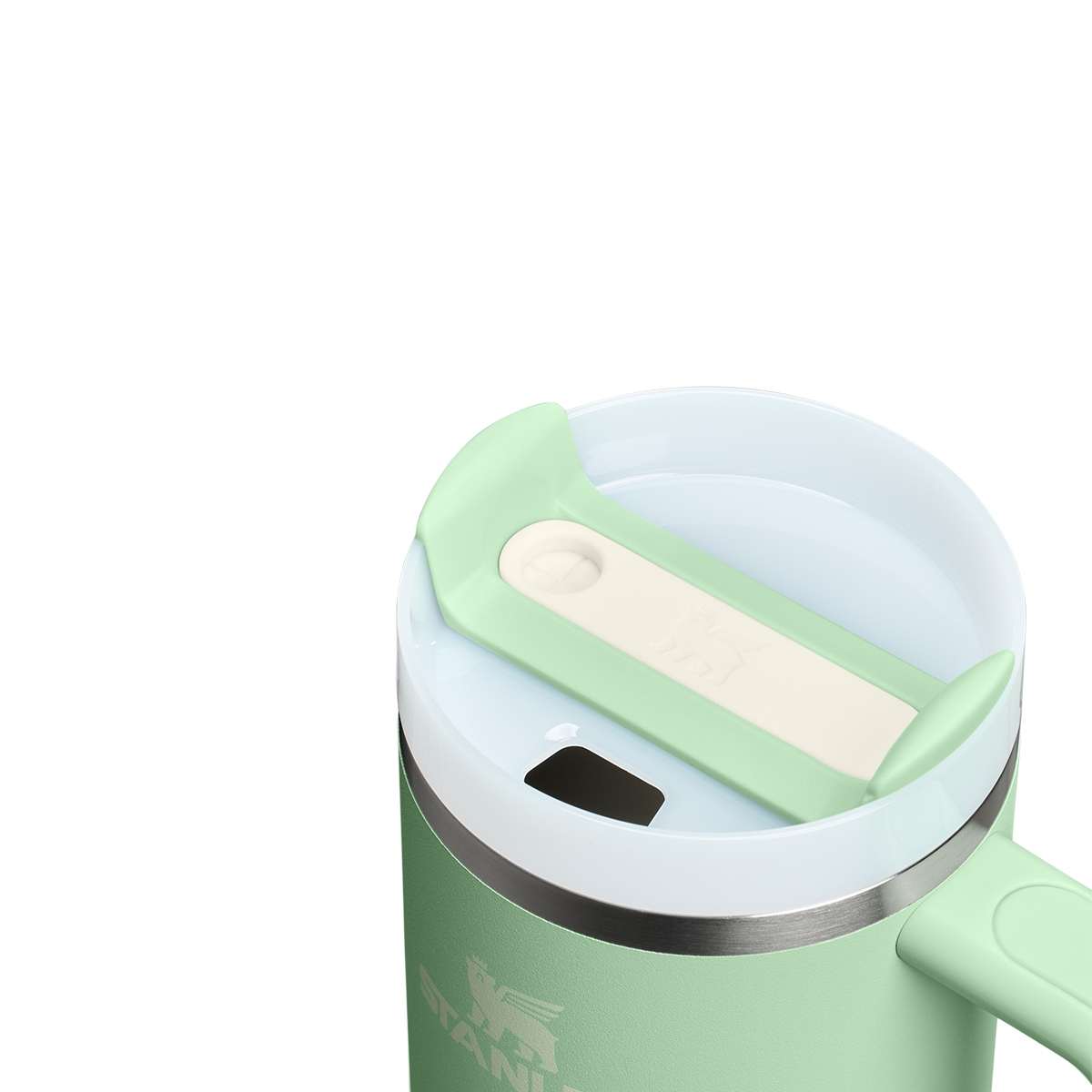 kubek termiczny stanley 0.89 l z wygodnym uchwytem i wąską podstawą