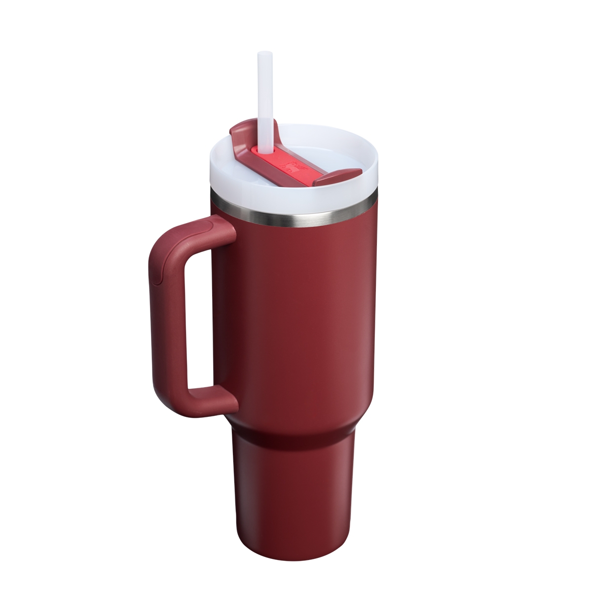 stanley quencher cranberry duży kubek ze słomką 1.18l